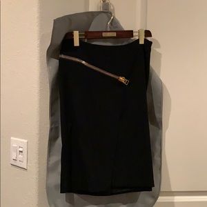 Tom Ford Gold Zipper Skirt new with tags
